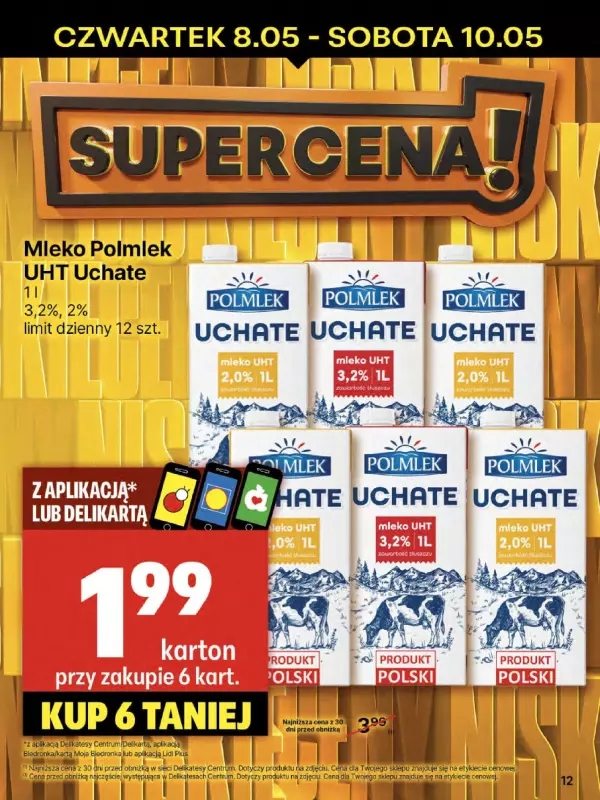 Delikatesy Centrum - gazetka promocyjna Gazetka  do środy 14.05 - strona 12
