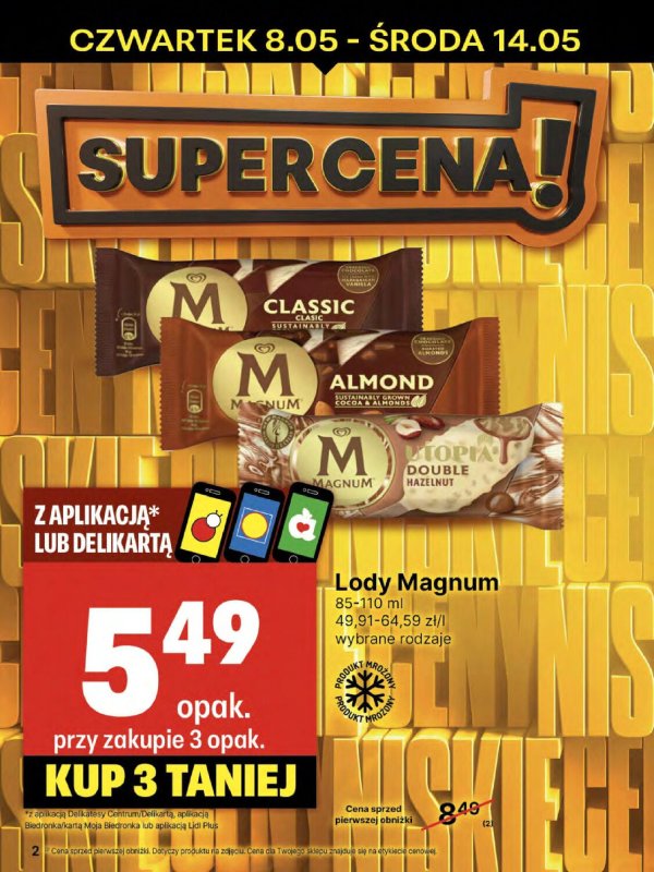 Delikatesy Centrum - gazetka promocyjna Gazetka  do środy 14.05 - strona 2