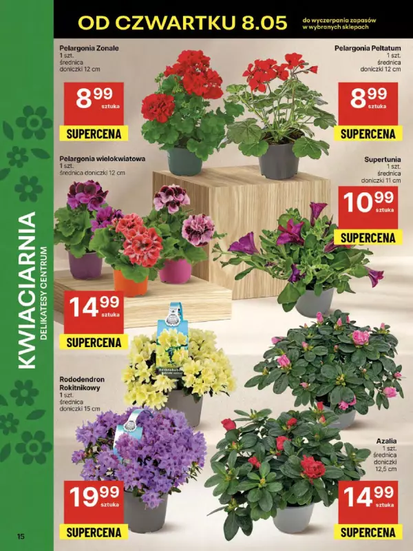 Delikatesy Centrum - gazetka promocyjna Gazetka  do środy 14.05 - strona 15
