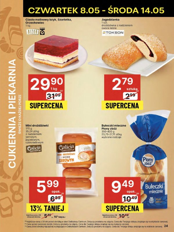 Delikatesy Centrum - gazetka promocyjna Gazetka  do środy 14.05 - strona 24