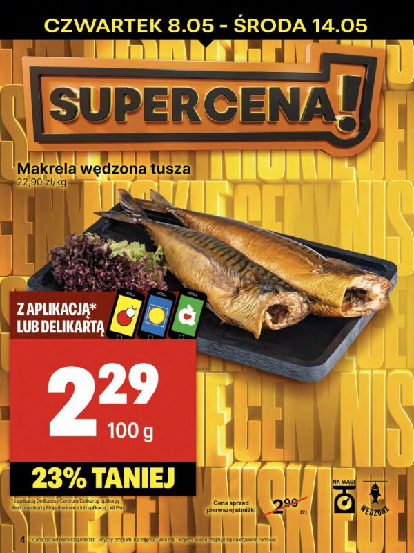 Delikatesy Centrum - gazetka promocyjna Gazetka  do środy 14.05 - strona 4