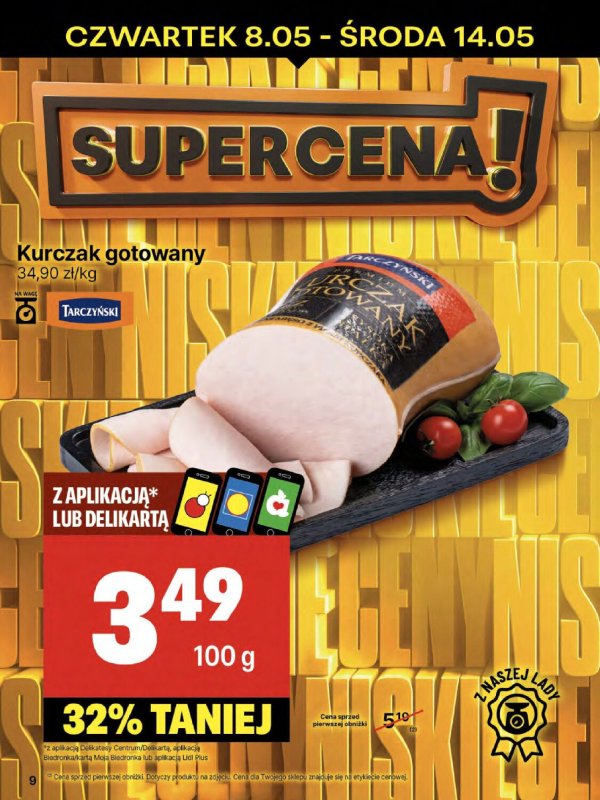 Delikatesy Centrum - gazetka promocyjna Gazetka  do środy 14.05 - strona 9
