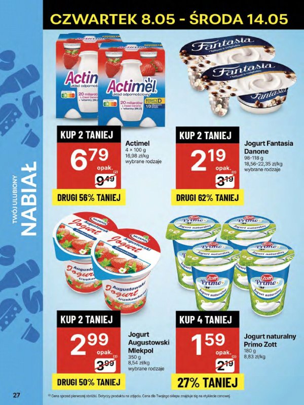 Delikatesy Centrum - gazetka promocyjna Gazetka  do środy 14.05 - strona 27