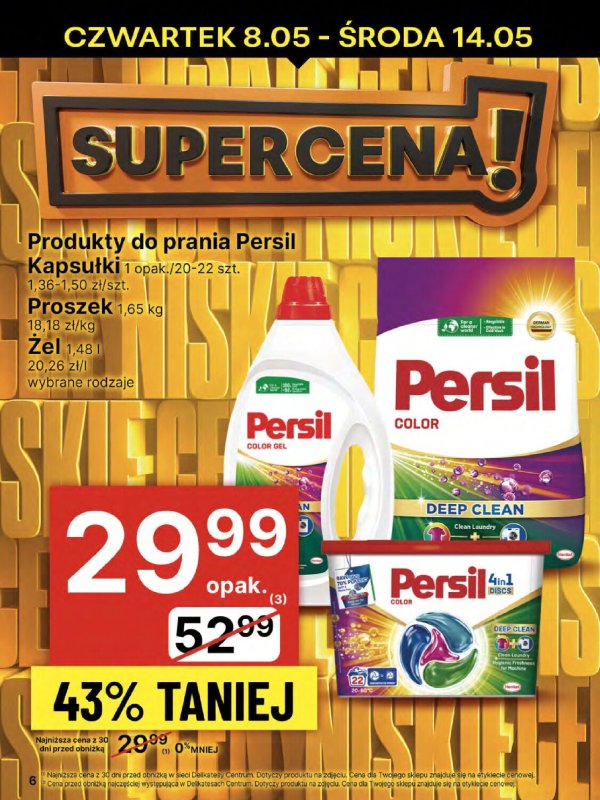 Delikatesy Centrum - gazetka promocyjna Gazetka  do środy 14.05 - strona 6