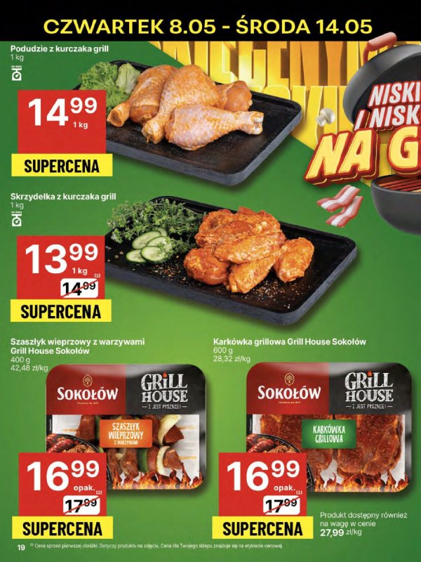 Delikatesy Centrum - gazetka promocyjna Gazetka  do środy 14.05 - strona 19