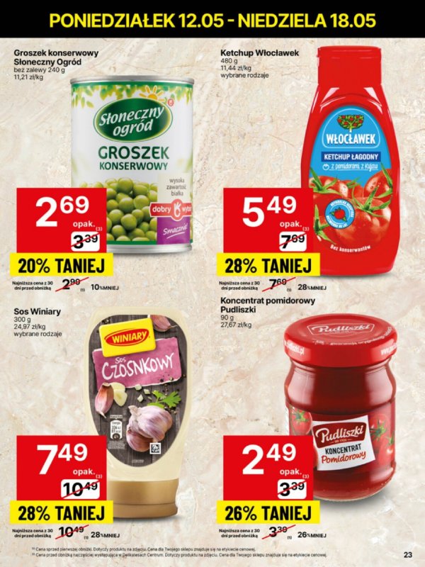 Delikatesy Centrum - gazetka promocyjna Gazetka  do niedzieli 18.05 - strona 23