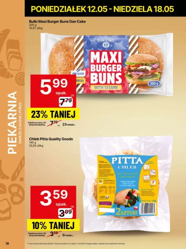 Delikatesy Centrum - gazetka promocyjna Gazetka  do niedzieli 18.05 - strona 18