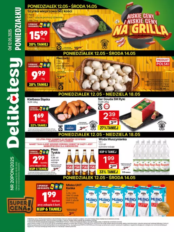 Delikatesy Centrum - gazetka promocyjna Gazetka  