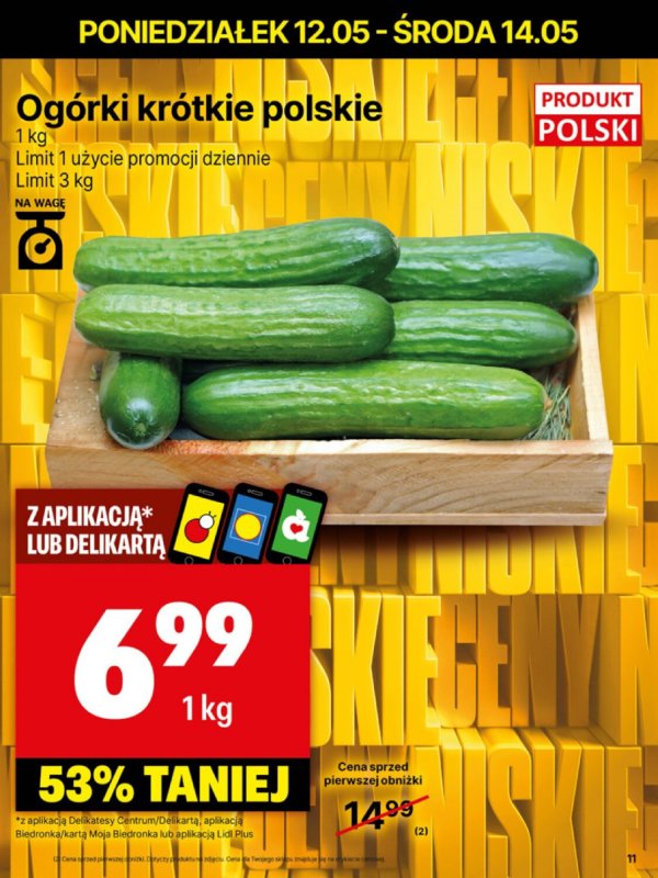 Delikatesy Centrum - gazetka promocyjna Gazetka  do niedzieli 18.05 - strona 11
