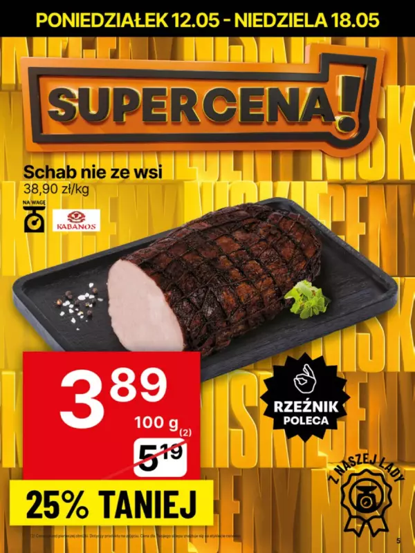 Delikatesy Centrum - gazetka promocyjna Gazetka  do niedzieli 18.05 - strona 5