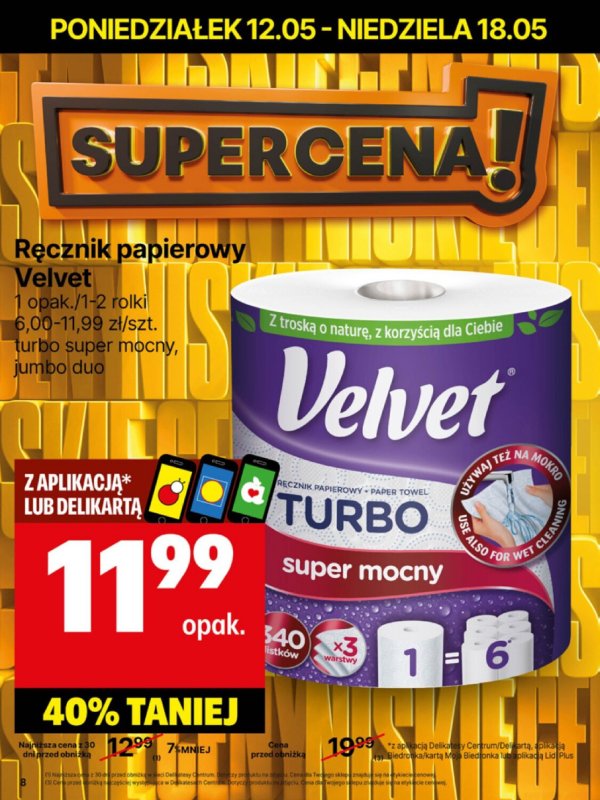 Delikatesy Centrum - gazetka promocyjna Gazetka  do niedzieli 18.05 - strona 8