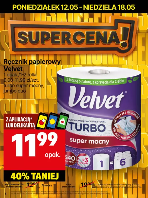 Delikatesy Centrum - gazetka promocyjna Gazetka  do niedzieli 18.05 - strona 8