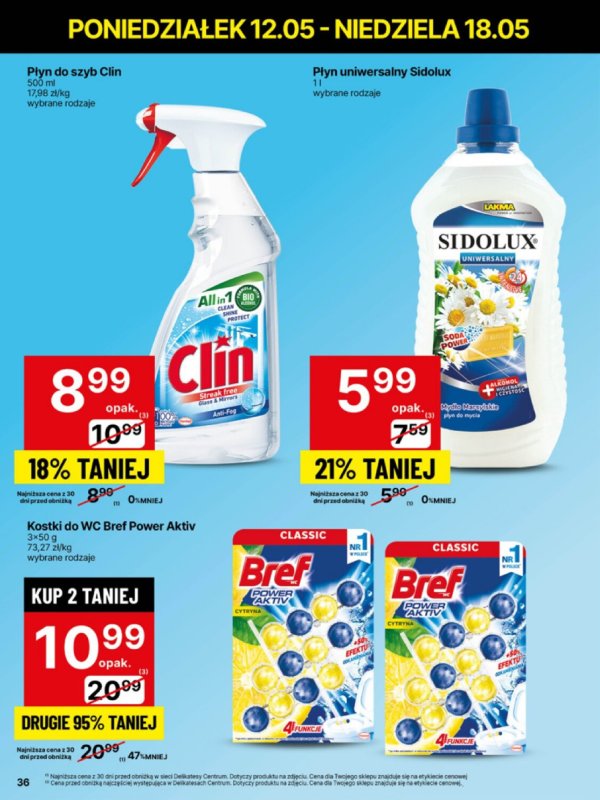 Delikatesy Centrum - gazetka promocyjna Gazetka  do niedzieli 18.05 - strona 36