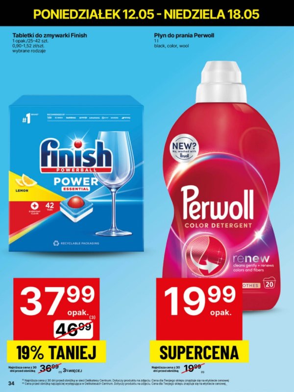 Delikatesy Centrum - gazetka promocyjna Gazetka  do niedzieli 18.05 - strona 34