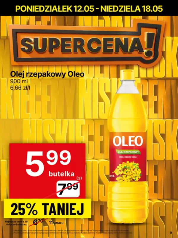 Delikatesy Centrum - gazetka promocyjna Gazetka  do niedzieli 18.05 - strona 9