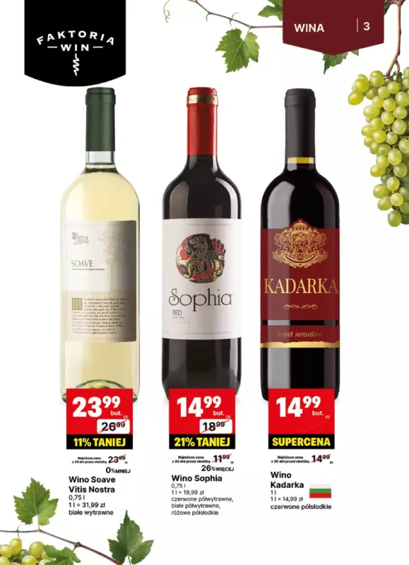 Delikatesy Centrum - gazetka promocyjna Gazetka alkoholowa   - strona 3