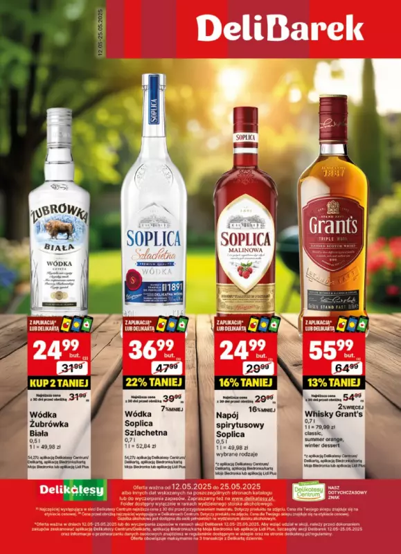 Delikatesy Centrum - gazetka promocyjna Gazetka alkoholowa  
