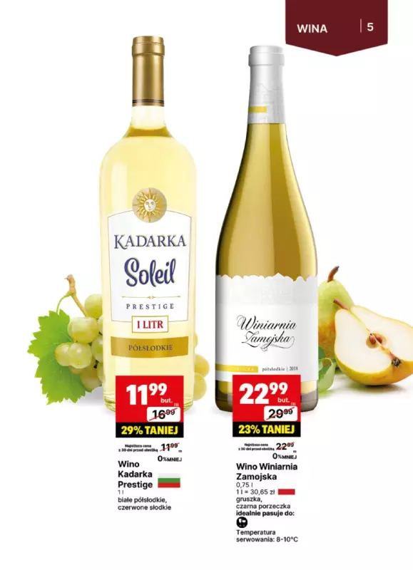 Delikatesy Centrum - gazetka promocyjna Gazetka alkoholowa  do niedzieli 25.05 - strona 5