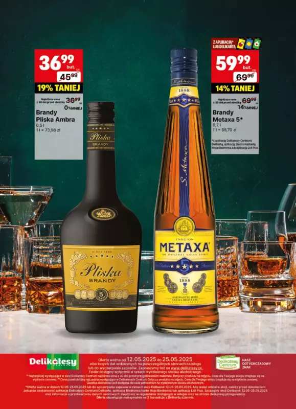 Delikatesy Centrum - gazetka promocyjna Gazetka alkoholowa  do niedzieli 25.05 - strona 23