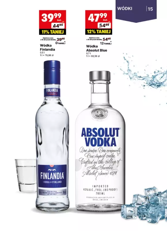 Delikatesy Centrum - gazetka promocyjna Gazetka alkoholowa  do niedzieli 25.05 - strona 15