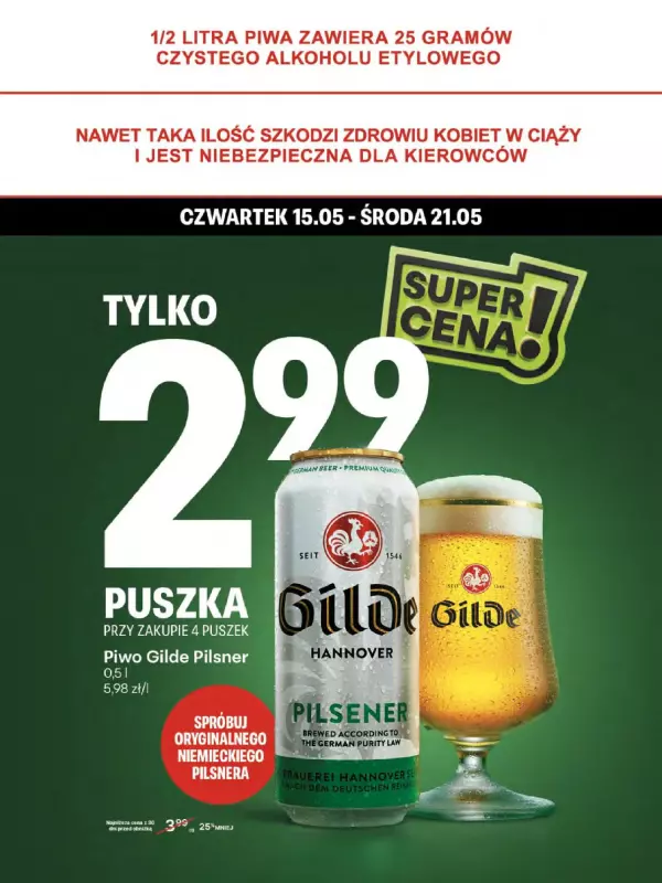 Delikatesy Centrum - gazetka promocyjna Gazetka  do środy 21.05 - strona 43