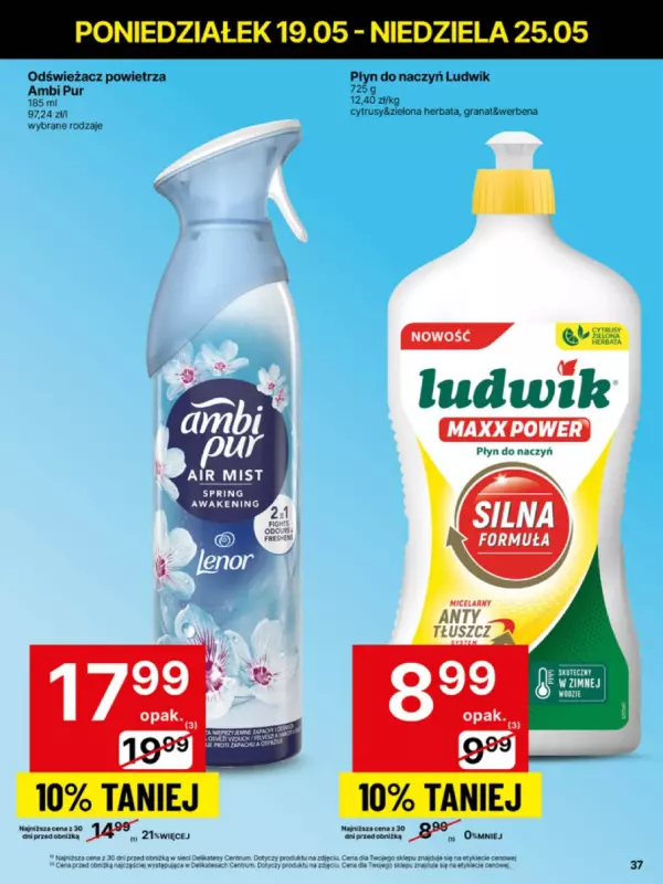 Delikatesy Centrum - gazetka promocyjna Gazetka  do niedzieli 25.05 - strona 37