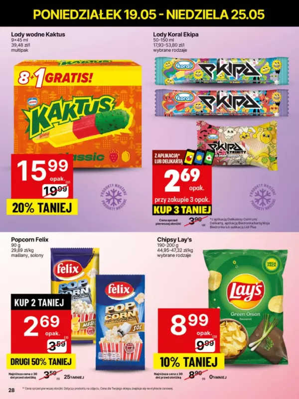 Delikatesy Centrum - gazetka promocyjna Gazetka  do niedzieli 25.05 - strona 28