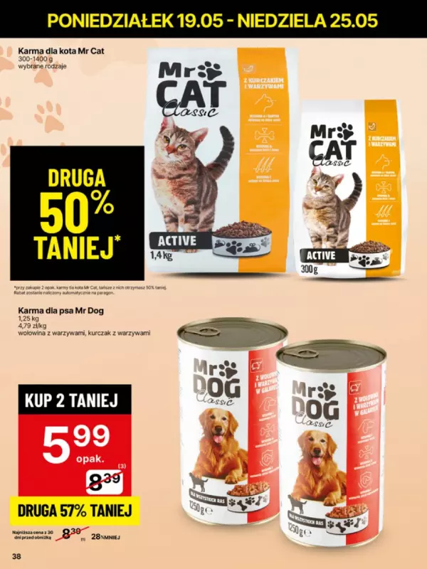 Delikatesy Centrum - gazetka promocyjna Gazetka  do niedzieli 25.05 - strona 38