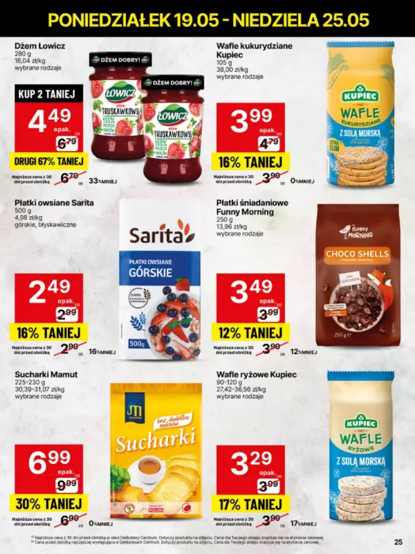 Delikatesy Centrum - gazetka promocyjna Gazetka  do niedzieli 25.05 - strona 25