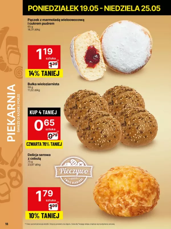 Delikatesy Centrum - gazetka promocyjna Gazetka  do niedzieli 25.05 - strona 18
