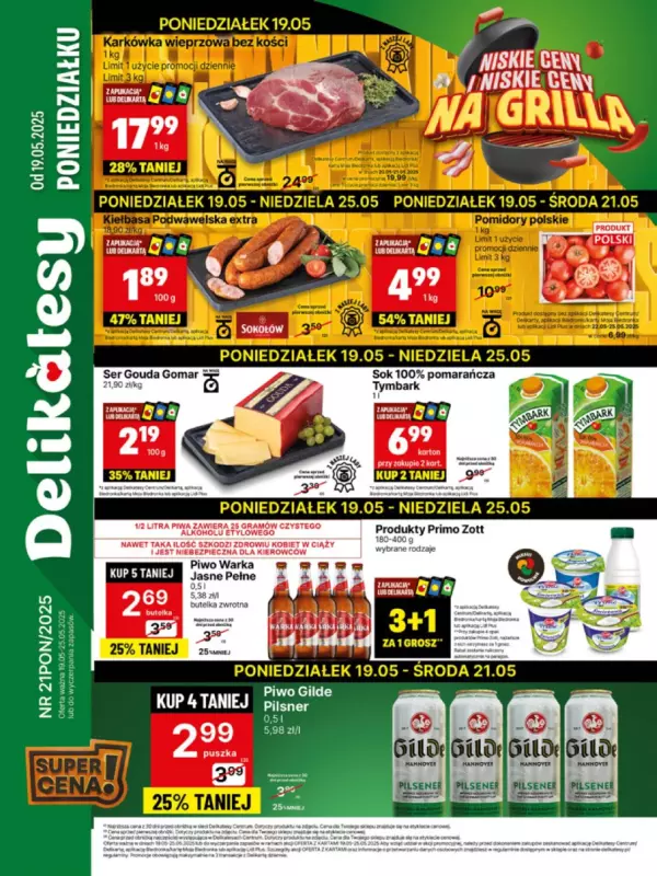 Delikatesy Centrum - gazetka promocyjna Gazetka  