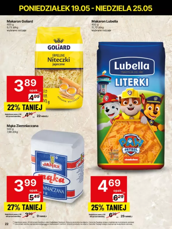 Delikatesy Centrum - gazetka promocyjna Gazetka  do niedzieli 25.05 - strona 22
