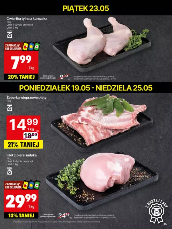 Delikatesy Centrum - gazetka promocyjna Gazetka  do niedzieli 25.05 - strona 15
