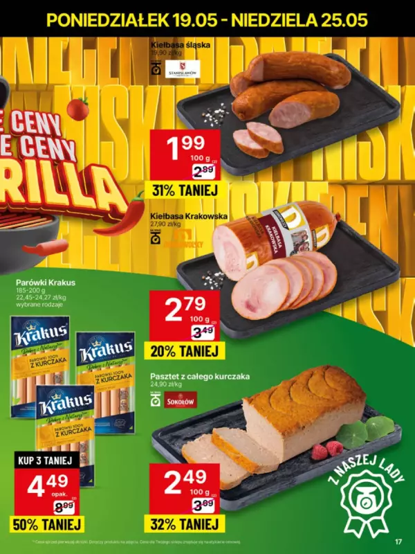 Delikatesy Centrum - gazetka promocyjna Gazetka  do niedzieli 25.05 - strona 17