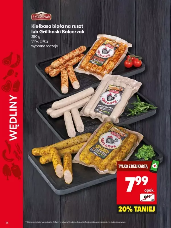 Delikatesy Centrum - gazetka promocyjna Gazetka Lada na Grilla  do soboty 31.05 - strona 14