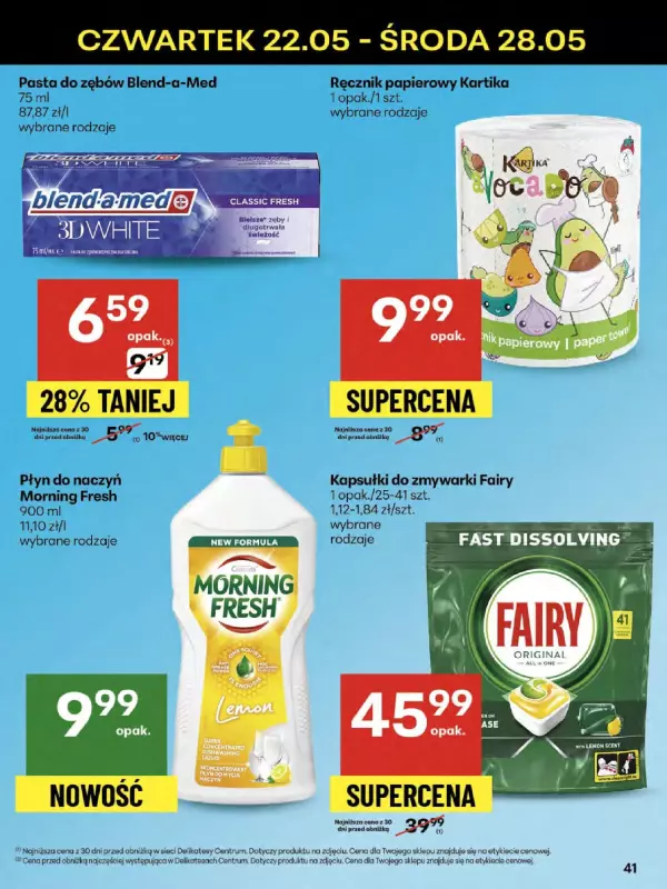 Delikatesy Centrum - gazetka promocyjna Gazetka od czwartku 22.05 do środy 28.05 - strona 41