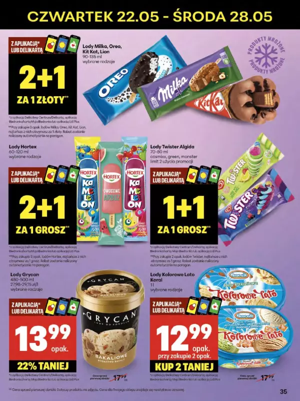 Delikatesy Centrum - gazetka promocyjna Gazetka od czwartku 22.05 do środy 28.05 - strona 35