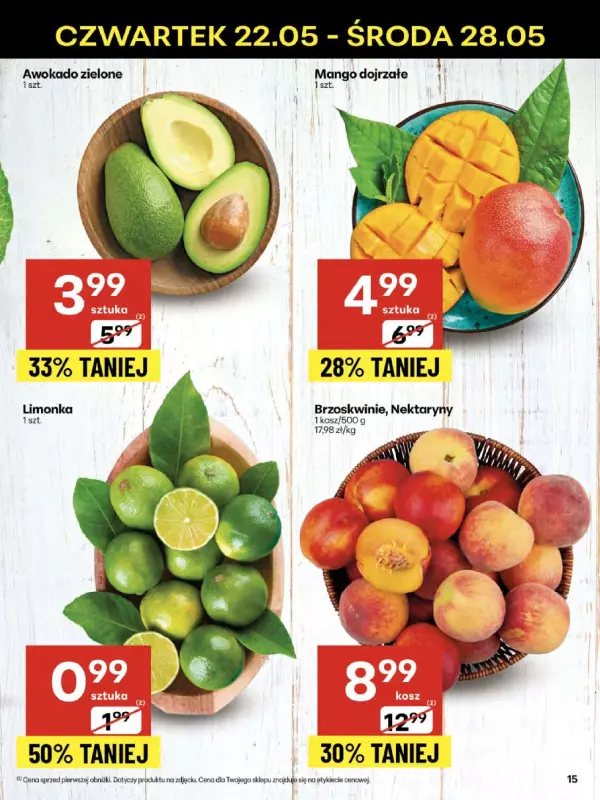 Delikatesy Centrum - gazetka promocyjna Gazetka od czwartku 22.05 do środy 28.05 - strona 15