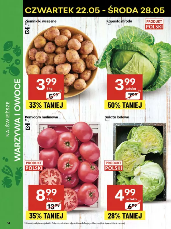 Delikatesy Centrum - gazetka promocyjna Gazetka od czwartku 22.05 do środy 28.05 - strona 14