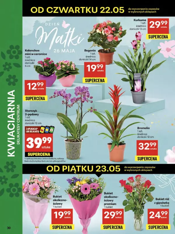 Delikatesy Centrum - gazetka promocyjna Gazetka od czwartku 22.05 do środy 28.05 - strona 30