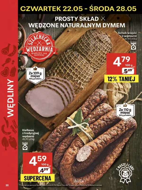 Delikatesy Centrum - gazetka promocyjna Gazetka od czwartku 22.05 do środy 28.05 - strona 20