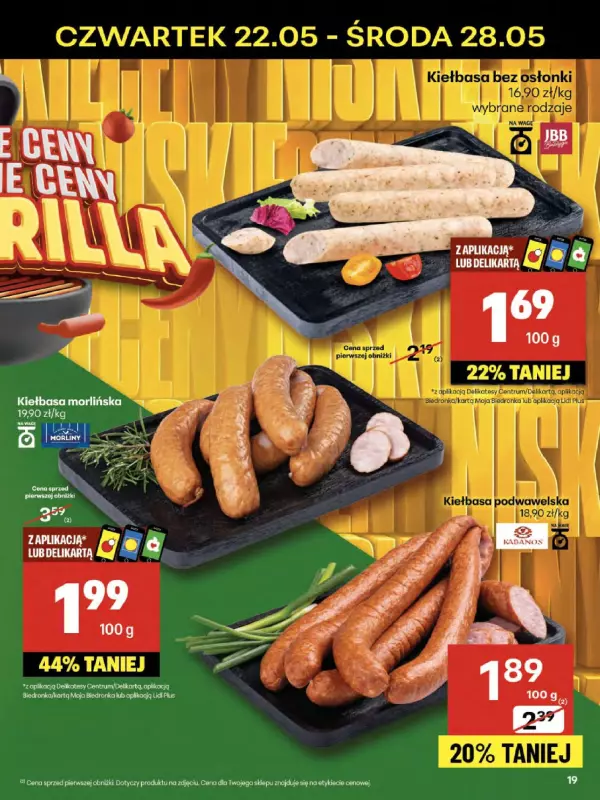 Delikatesy Centrum - gazetka promocyjna Gazetka od czwartku 22.05 do środy 28.05 - strona 19