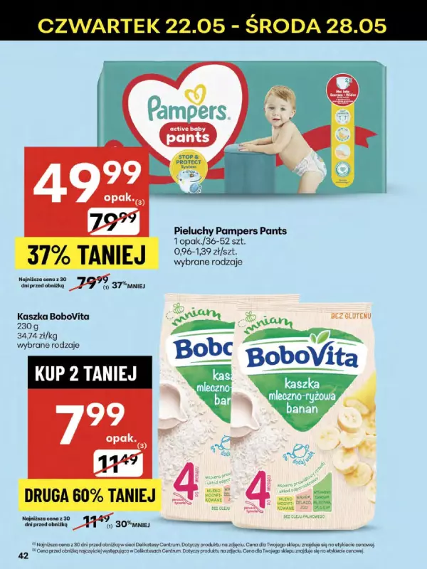 Delikatesy Centrum - gazetka promocyjna Gazetka od czwartku 22.05 do środy 28.05 - strona 42