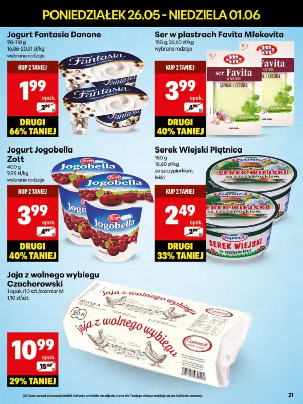 Delikatesy Centrum - gazetka promocyjna Gazetka od poniedziałku 26.05 do niedzieli 01.06 - strona 21