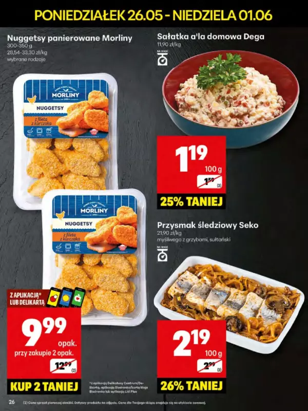 Delikatesy Centrum - gazetka promocyjna Gazetka od poniedziałku 26.05 do niedzieli 01.06 - strona 26