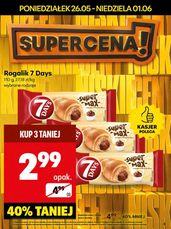 Delikatesy Centrum - gazetka promocyjna Gazetka od poniedziałku 26.05 do niedzieli 01.06 - strona 3