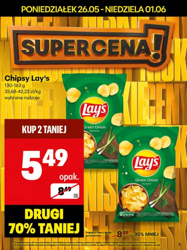 Delikatesy Centrum - gazetka promocyjna Gazetka od poniedziałku 26.05 do niedzieli 01.06 - strona 5