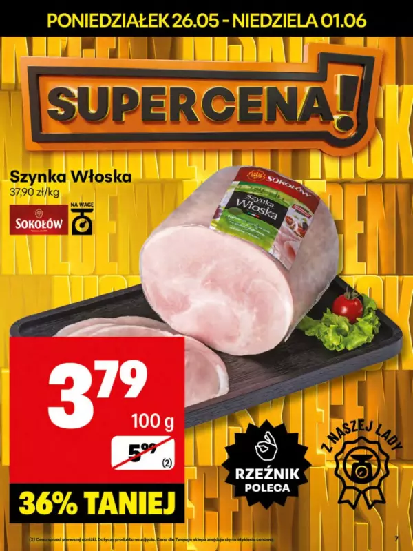 Delikatesy Centrum - gazetka promocyjna Gazetka od poniedziałku 26.05 do niedzieli 01.06 - strona 7