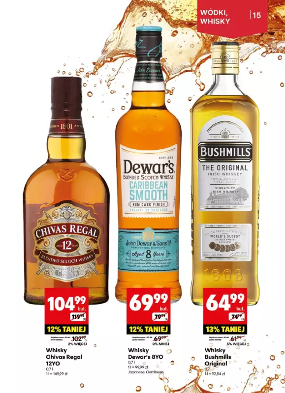 Delikatesy Centrum - gazetka promocyjna Gazetka alkoholowa od poniedziałku 26.05 do niedzieli 08.06 - strona 15
