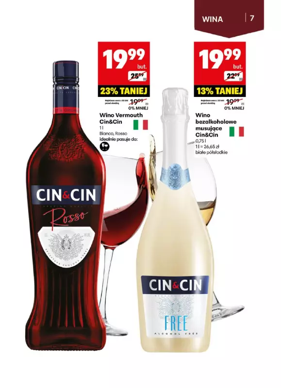 Delikatesy Centrum - gazetka promocyjna Gazetka alkoholowa od poniedziałku 26.05 do niedzieli 08.06 - strona 7